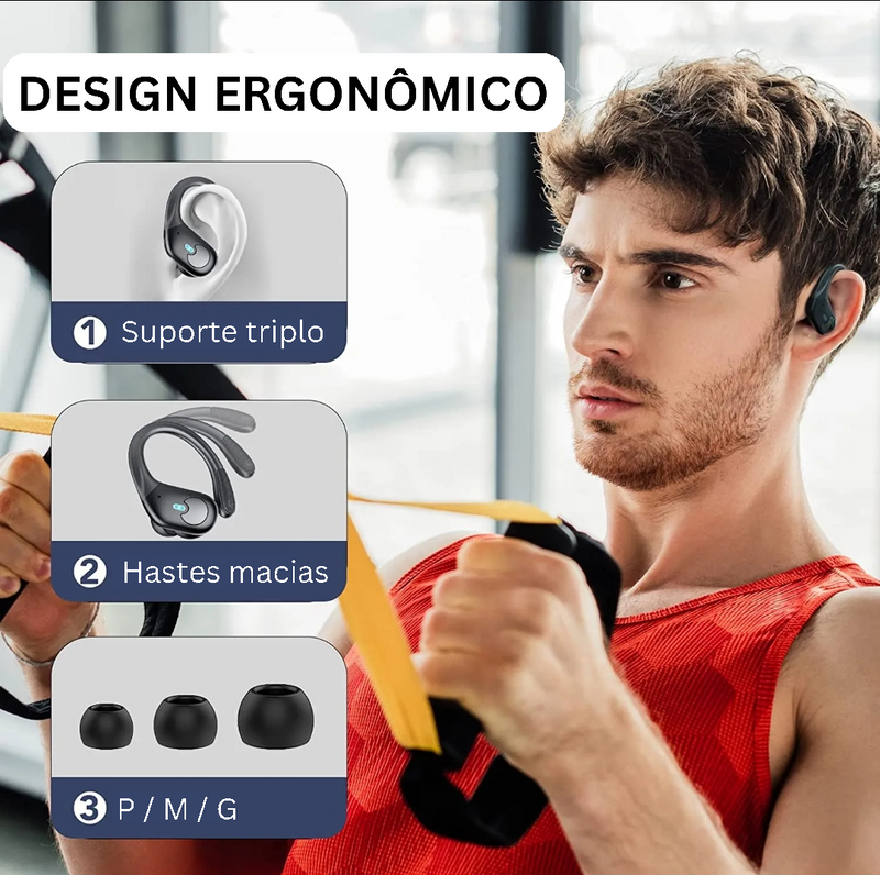 Fone Bluetooth sem fio